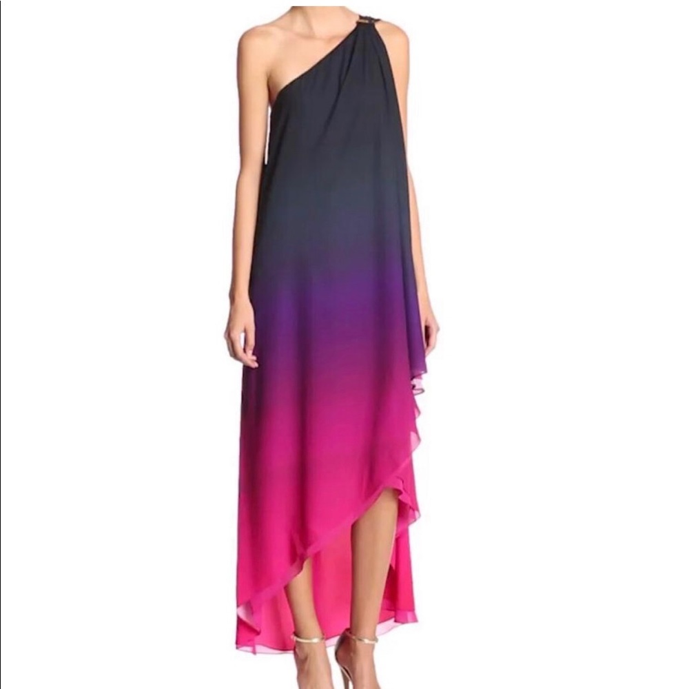 Halston Heritage ombré gown